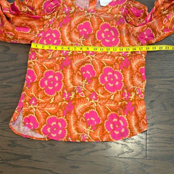 CLEOBELLA Vibrant Floral Blouse Size XS - Picture 8 of 10